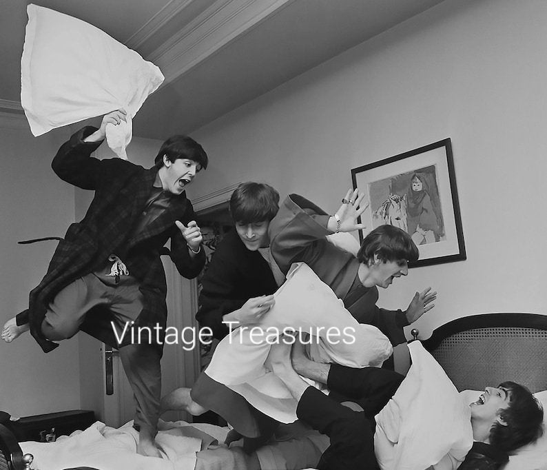 The Beatles Pillow Fight