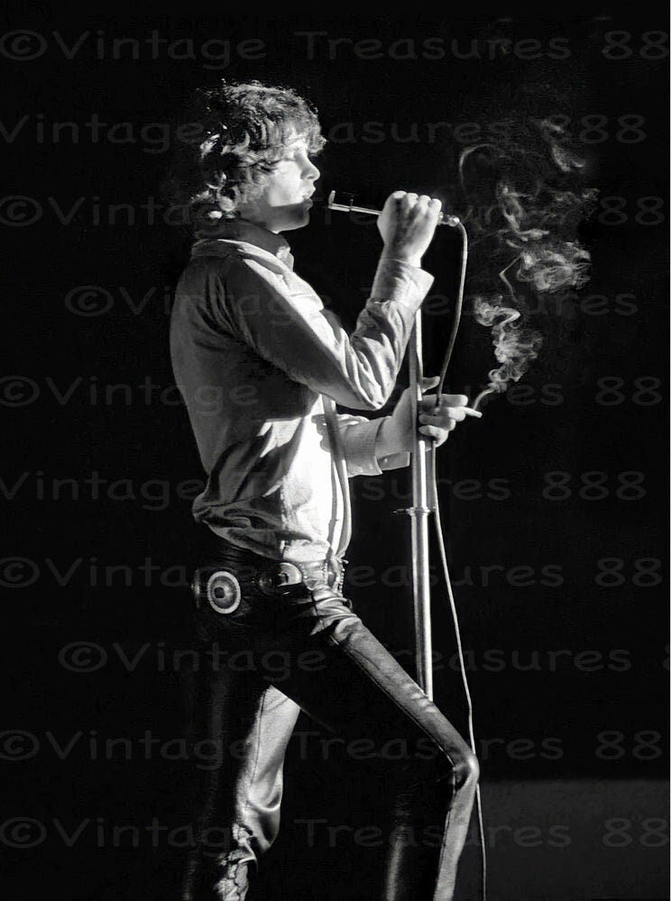 Jim Morrison has a smoke