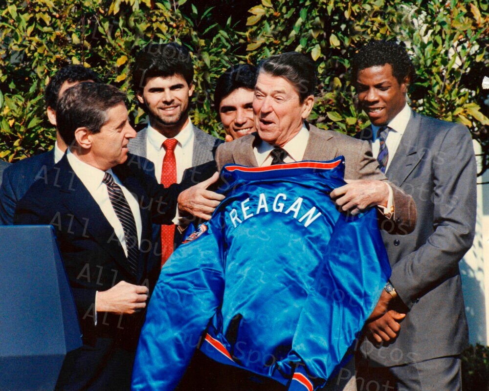 1986 Mets meet President Reagan
